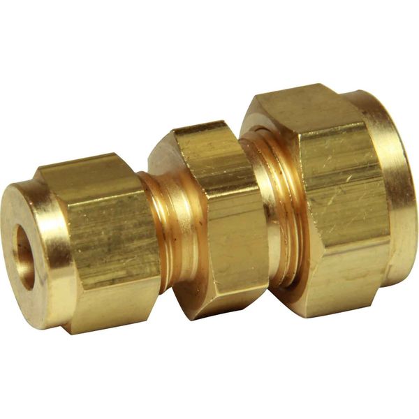AG Compression Straight Coupling (1/4" to 3/8" Compression)