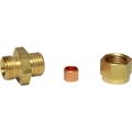 AG Male Compression Coupling (1/4" BSP to 1/4" Compression)