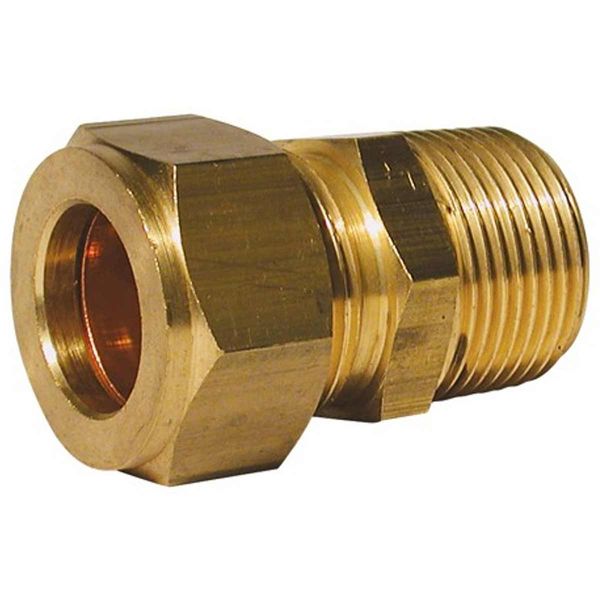 AG Male Coupling (1/4" BSP Taper - 3/16" Compression)