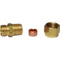 AG Male Compression Coupling (1/4" BSP Taper - 5/16" Compression)