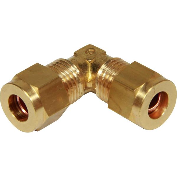 AG Brass Compression Elbow (5/16" to 5/16" Compression)