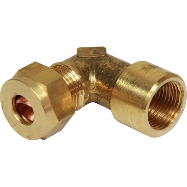 AG Brass Compression Elbow (3/8" BSP Female to 3/8" Compression)