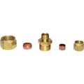 AG Compression Straight Coupling (12mm to 8mm Compression)