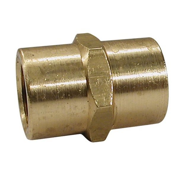 Wade Brass Equal Socket (Female Ports / 1/4" BSP)