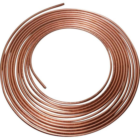 20 SWG Copper Tube (1/4" OD / 10 Metres)