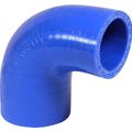 Seaflow Blue Silicone Hose Reducing Elbow (45mm - 38mm ID)