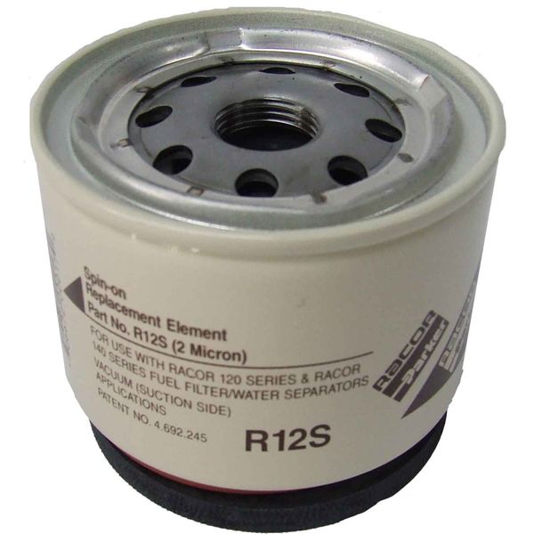 thumbnail interactive-video image 1 of Racor Diesel Engine Fuel Filter 2 Micron Spin-On Replacement Water 1 of 13