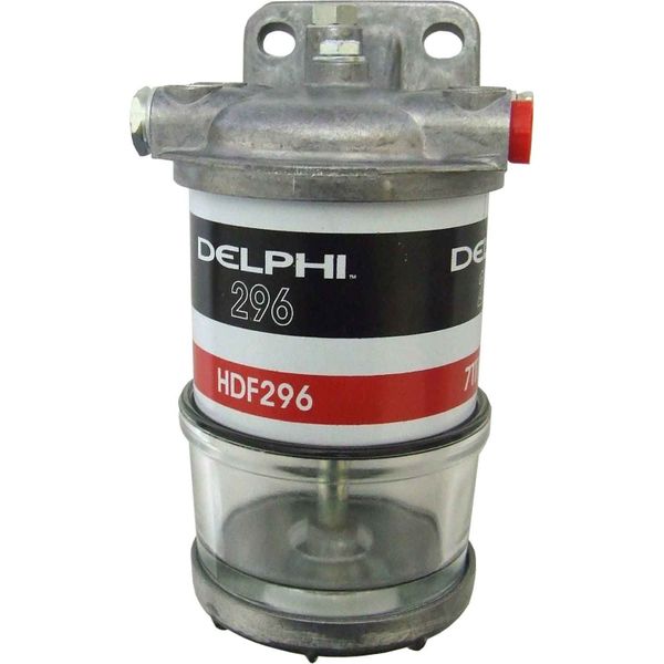 DriveForce CAV Fuel Filter & Water Separator (45LPH / Glass Bowl)