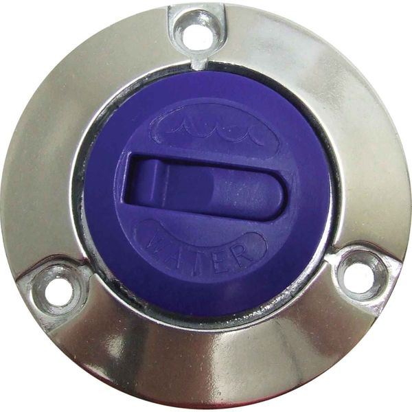 Roca Aluminium Water Filler for 38mm (1-1/2") Hose with Blue Flip Lid