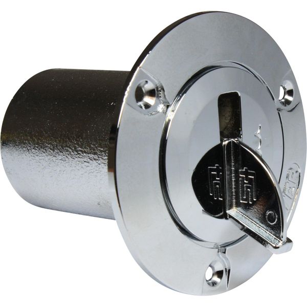 Foresti & Suardi Chrome Plated Brass Water Deck Filler for 51mm Hose