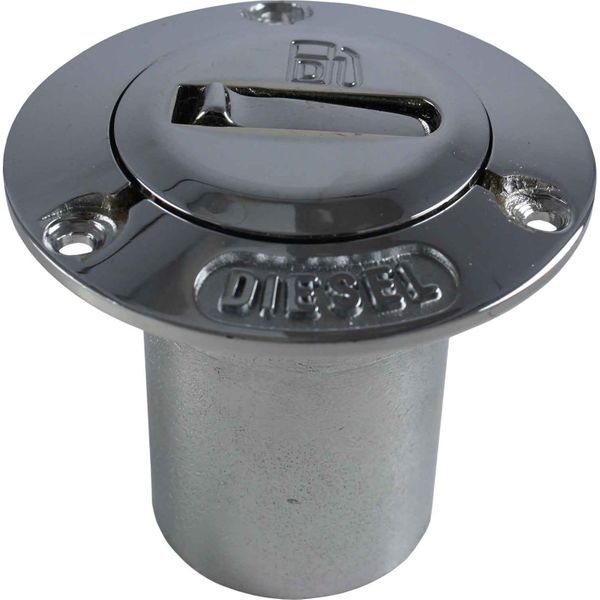 Foresti & Suardi Chrome Plated Brass Diesel Deck Filler for 51mm Hose