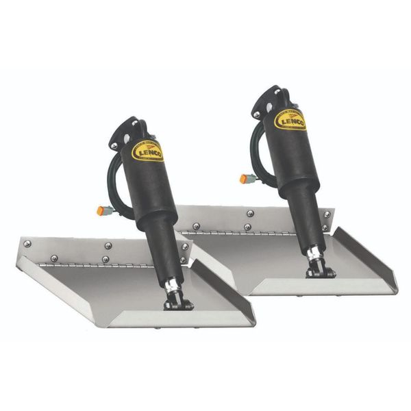 Lenco Stainless Steel Trim Tab Kit (Edge Mount / 12" x 12")