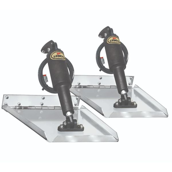 Lenco Stainless Steel Trim Tab Kit 12V (16"x12", Standard Performance)