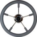 Ultraflex Grey Padded Marine Steering Wheel (Dished / 350mm)