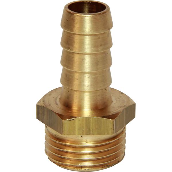 Maestrini Brass Straight Hose Tail (1/2" BSP Male to 13mm Hose)