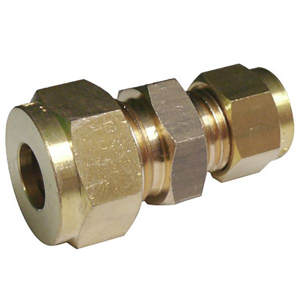 AG Compression Straight Coupling (1/4" to 3/16" Compression)