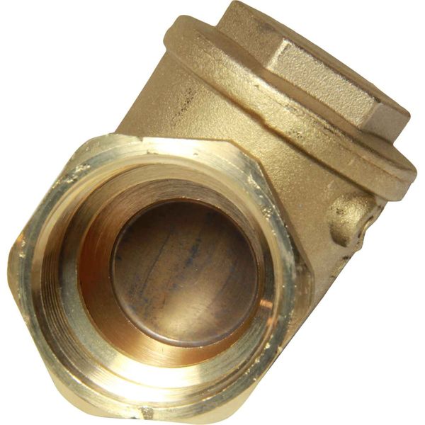 Maestrini Brass Inline Swing Check Valve (Female / 1-1/4" BSP)