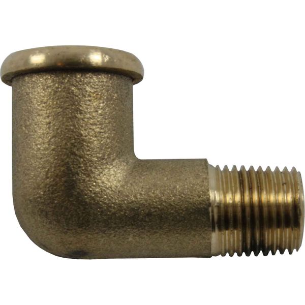 Maestrini Brass Compact 90 Degree Elbow (1/8" BSPT Male/BSP Female)