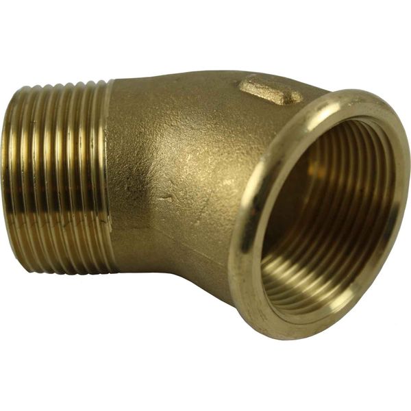 Maestrini Brass Compact 45 Degree Elbow (1-1/4" BSPT Male/BSP Female)