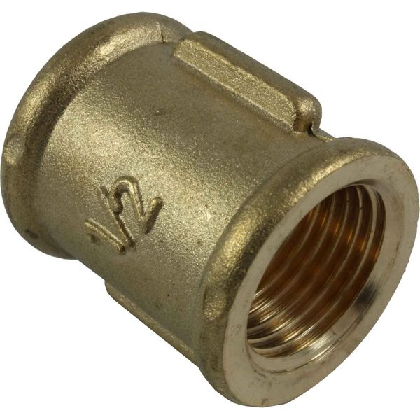 Maestrini Brass Equal Socket (Female Ports / 1/2" BSP)