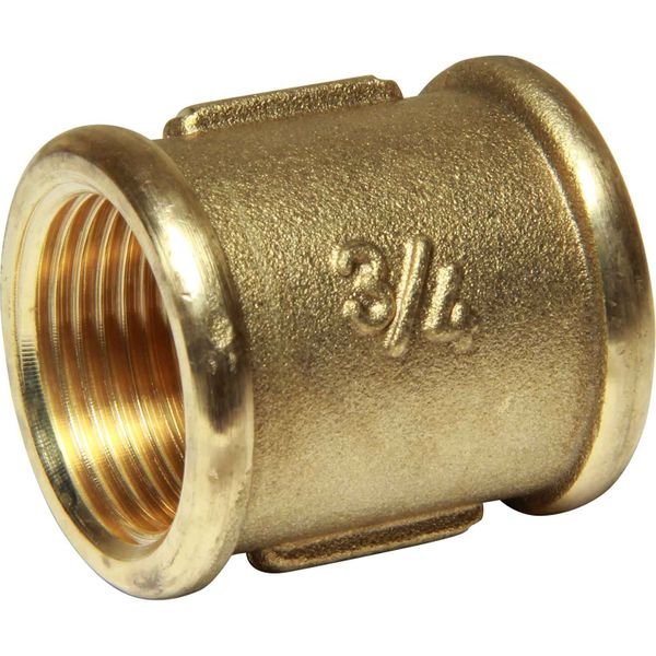 Maestrini Brass Equal Socket (Female Ports / 3/4" BSP)