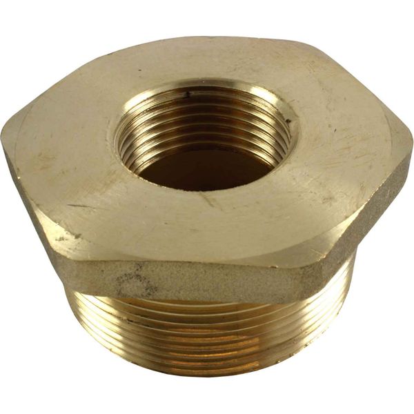 Maestrini Brass Reducing Bush (2" BSPT Male to 1" BSP Female)
