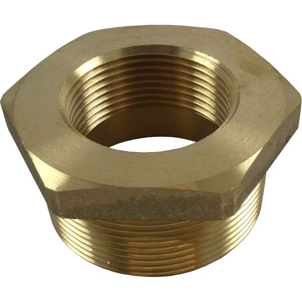 Maestrini Brass Reducing Bush (2" BSPT Male to 1-1/4" BSP Female)