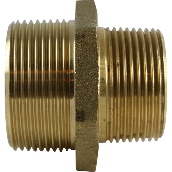 Maestrini Brass Reducing Nipple (1-1/2" BSPT Male to 1-1/4" BSPT Male)
