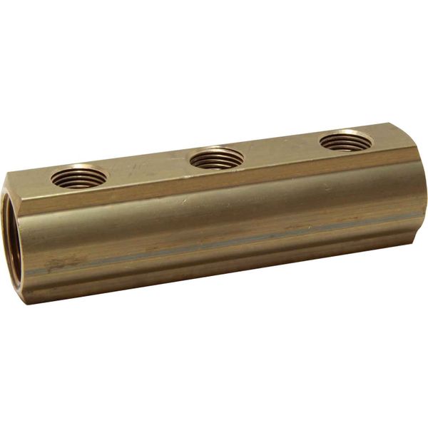 Maestrini Brass Female Pipe Manifold (1" BSP with 3 x 1/2" Inlets)