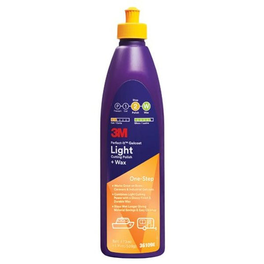3M Perfect-It Gelcoat Light Cutting Polish and Wax 473ml (Each)