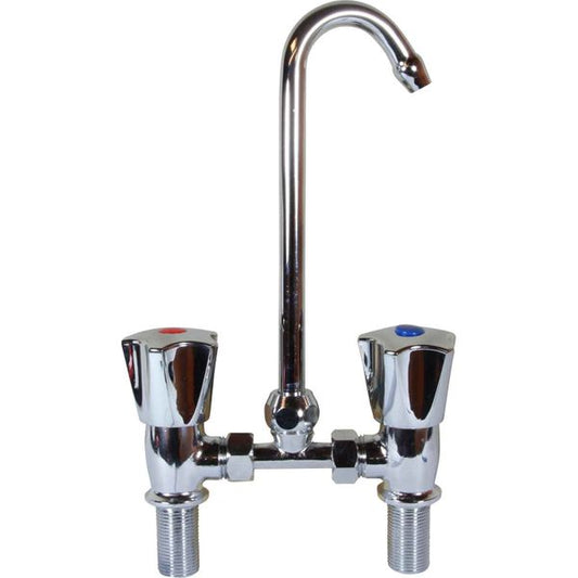Hotpot Monobloc Sink Mixer Tap (3/8" BSP Male / 210mm High)