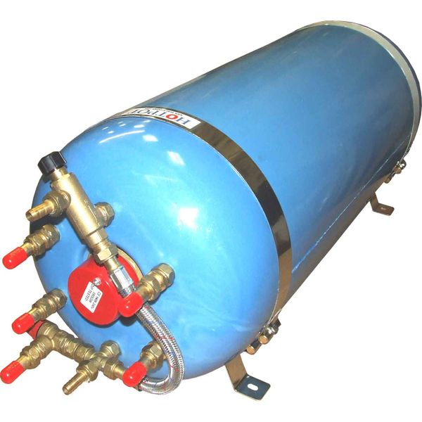 Hotpot Twin Coil Horizontal / Vertical Mount Calorifier (55 Litres)