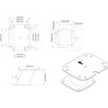 Scanstrut APT6002 Aluminium PowerTower Open Array Mount (150mm)