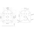 Scanstrut DPT-OA-PLATE-01 Open Array Radar Mount Plate for PowerTower