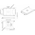 Scanstrut HS-01 Hinging Base Mount for 30cm Satcoms (180 Degree)