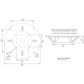 Scanstrut SC45R Satcom Antenna Mount for Intellian and Raymarine