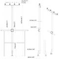 Scanstrut TP-01 Pole Mount for 4 GPS, VHF & Navtex Antennas (1" x 14)