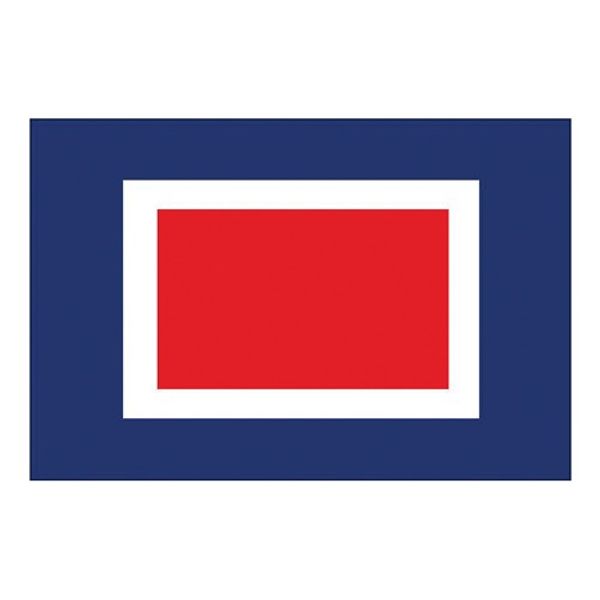 Flag International Code Signal W (30 x 45cm)