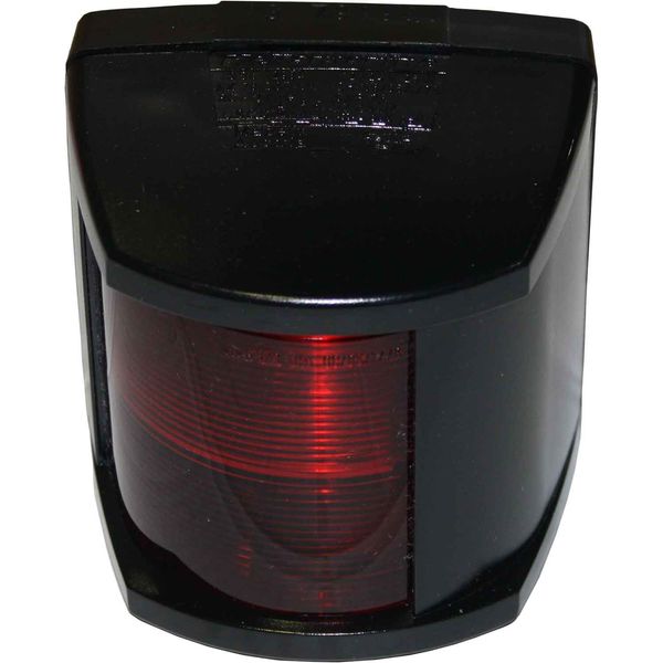 Hella 2984 Port Red Navigation Light (Black Case / 12V / 25W)