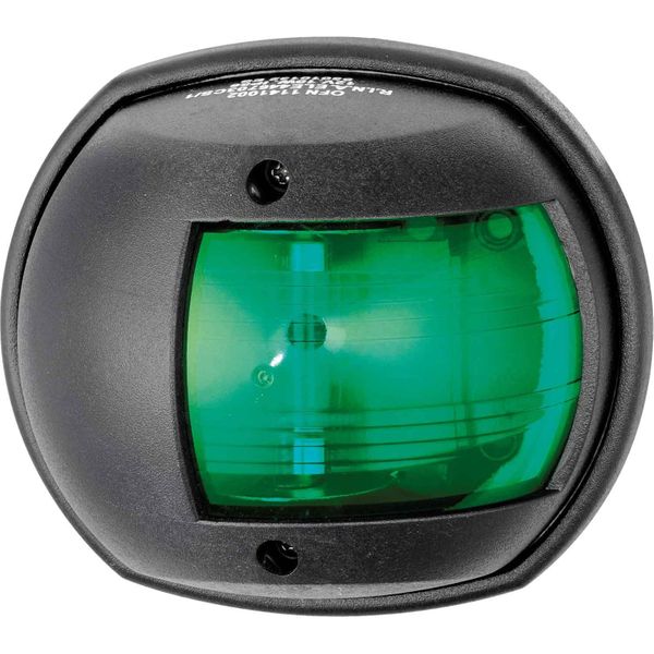 Osculati Compact Starboard Green Navigation Light (Black Case / 12V / 10W)