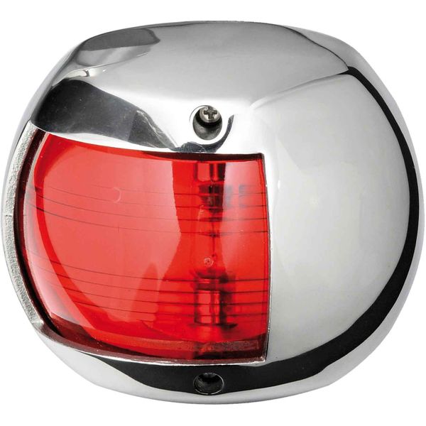 Osculati Compact Port Red Navigation Light (Stainless Steel Case / 12V / 10W)