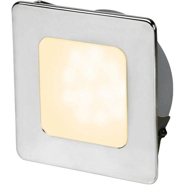 Hella EuroLED 95 Low Profile Square Light (Warm White + Red)