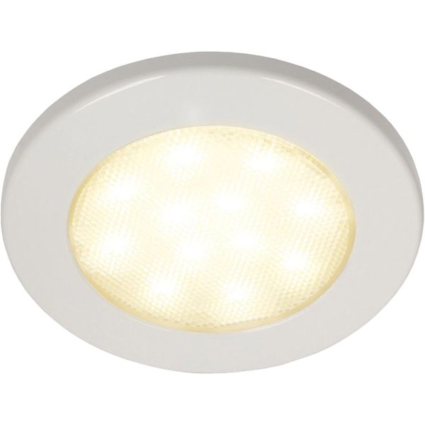 Hella EuroLED 115 Recess Light with White Rim (Warm White)