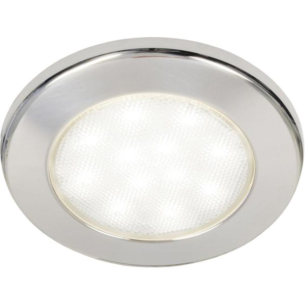 Hella EuroLED 115 Recess Light with Stainless Steel Rim (White)