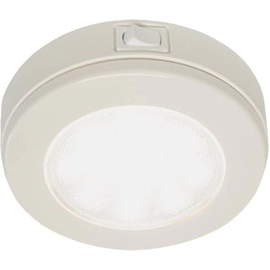 Hella EuroLED 115 Surface Light with White Rim (Daylight White)
