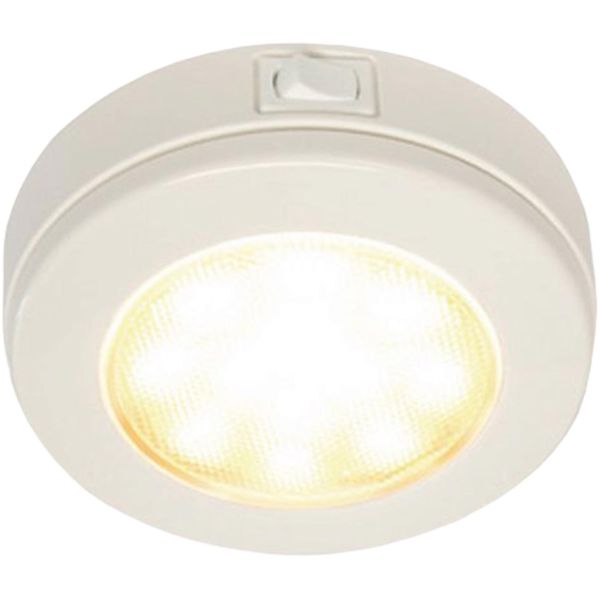 Hella EuroLED 115 Surface Light with White Rim (Warm White)