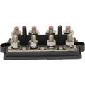 VTE Black 250A Power Distribution Busbar (4 x 5/16" & 4 x 3/8" Posts)