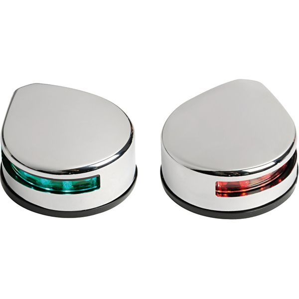 Starboard & Port LED Navigation Lights (Stainless Steel Case / 12V)