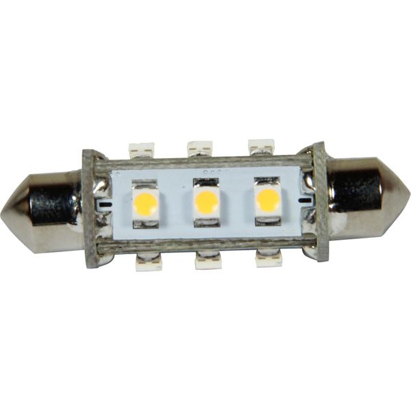 Warm White LED Festoon Navigation Light Bulb (10V - 30V / 1W)