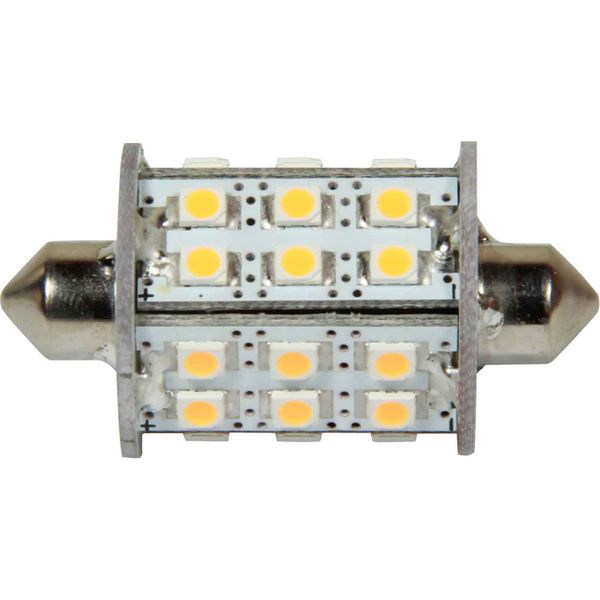 Warm White LED Festoon Navigation Light Bulb (10V - 30V / 2W)